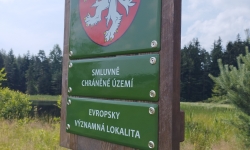 Značení hranic evropsky významných lokalit v Kraji Vysočina
